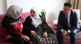 Şehit Annesine Bayram Arifesinde Anlamlı Ziyaret
