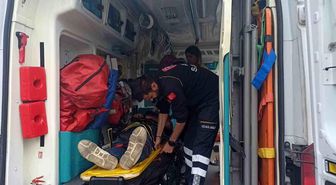 Konya'da otomobil ile motosiklet çarpıştı: 1 yaralı