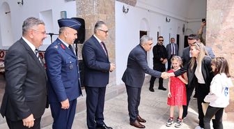 Merzifon'da Kurban Bayramı bayramlaşması