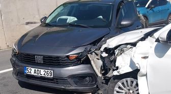 Ordu'da 3 araç çarpıştı: 5 yaralı