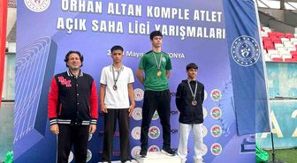 Aydınlı sporculardan Konya'da madalya yağmuru