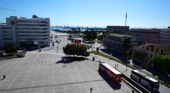 Bayramda Samsun sokaklarında sessizlik hakim