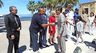 Çeşme Kalesi'nde bayramlaşma programı düzenlendi