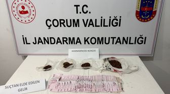 Çorum'da uyuşturucu operasyonunda 3 zanlı yakalandı
