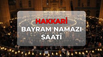 Hakkari bayram namazı saat kaçta 2026? DİYANET Hakkari bayram namazı saati!