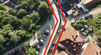 60 yıllık gelenek: Bayramlaşma kuyruğu 1 kilometreyi geçti