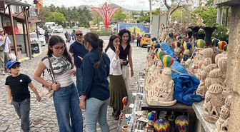Kapadokya'da bayram tatili yoğunluğu