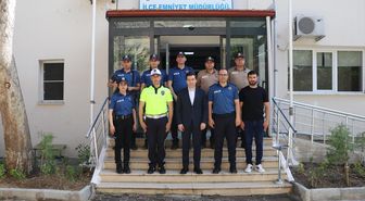 Keban Kaymakam Atalık, bayramda görevli personeli ziyaret etti