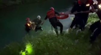 Sulama kanalına düşen genç, itfaiye görevlisinin kalp masajıyla hayata döndürüldü