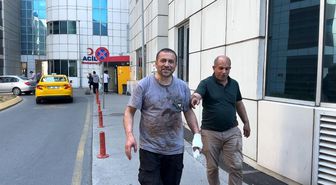 Üstü kan içinde kalan acemi kasap: 'Sadece bıçak kaydı, ciddi bir şey yok'