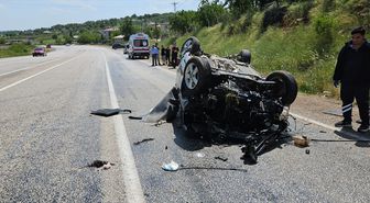 Adıyaman'da Otomobil Devrildi: 2 Yaralı