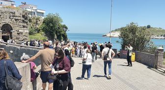 Amasra'da bayram yoğunluğu; 5 günde 25 bin 308 araç girişi oldu