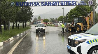 Kütahya'da sağanak yağış