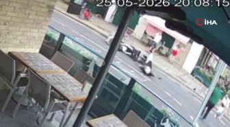 Londra Türk restoran müdürü motosikletin önüne atlayarak kız çocuğunu kurtardı