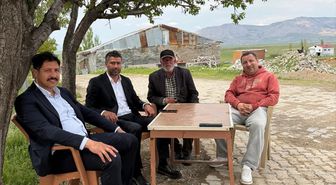 MHP Ulaş İlçe Başkanı İlbey, yaşlıları ve hastaları ziyaret etti