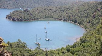 Muğla sahillerinde bayram tatili hareketliliği yaşanıyor