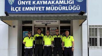 Ordu'da polis bayramda görev başında