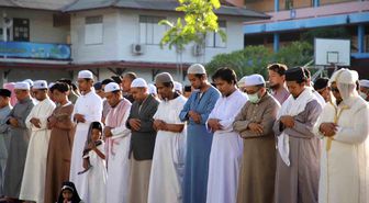 Tayland'da binlerce Müslüman Kurban Bayramı namazında bir araya geldi