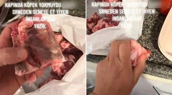 Verilen kurban payına isyan etti: Kapında köpek yok muydu?