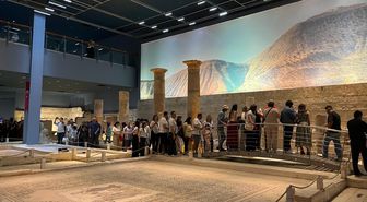 Zeugma Mozaik Müzesi'ne bayram tatilinde ziyaretçi akını