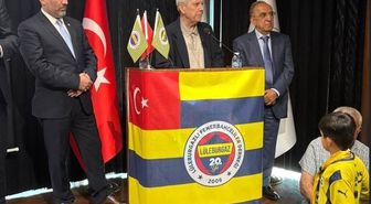 Aziz Yıldırım'a Lüleburgaz'da meşaleli karşılama