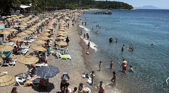 Bodrum'da sahillerde Kurban Bayramı'nın 3'üncü gününde hareketlilik sürüyor