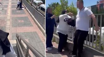 Sokak ortasında darbedilen kadının yardımına bir başka kadın koştu