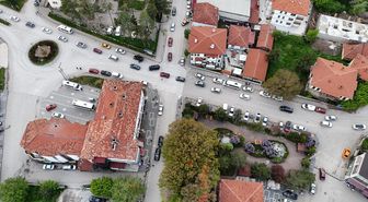 Çerkeş ilçe merkezinde trafik yoğunluğu yaşanıyor