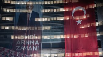 CHP Genel Merkezi'nde "Halkla Bayramlaşma" programı için hazırlıklar sürüyor