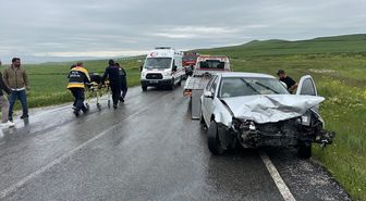 Çorum'da zincirleme trafik kazasında 7 kişi yaralandı