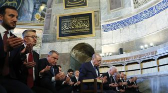 Cumhurbaşkanı Erdoğan, cuma namazını Ayasofya-i Kebir Cami-i Şerifi'nde kıldı