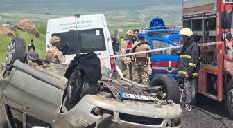 Elazığ'da takla atan otomobilin sürücüsü öldü, 3 yaralı