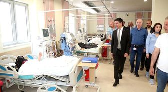 Erzurum Şehir Hastanesi'nde bayramlaşma