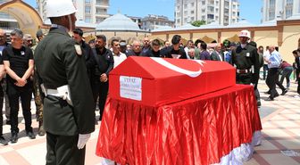Kilis'te vefat eden Kıbrıs gazisi son yolculuğuna uğurlandı