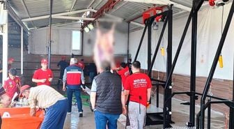 Kütahya'da geçici kurban kesim yerlerine yönelik denetimler sürüyor