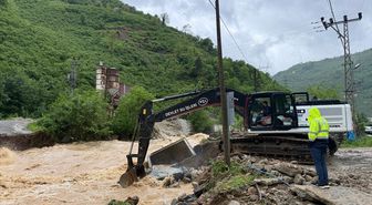 Ordu ve Giresun'da yağış etkili oldu