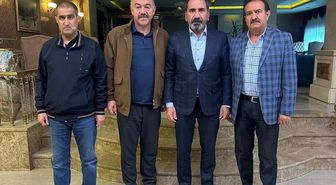 Sivasspor Divan Kurulu üyeleri, TFF Başkan Vekili Mecnun Otyakmaz ile görüştü