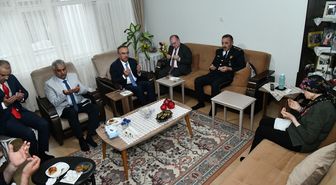 Vali Soytürk, şehit ve gazi aileleriyle bayramlaştı