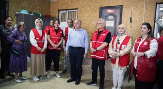 Türk Kızılay'dan Kırgızistan'da kurban eti yardımı