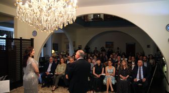 Türkiye'nin Bişkek Büyükelçiliğinde, Kırgız opera sanatçıları dünya klasiklerinden eserler seslendirdi