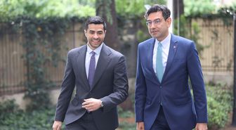 Türkiye'nin Tiflis Büyükelçiliği'nde bayramlaşma programı yapıldı