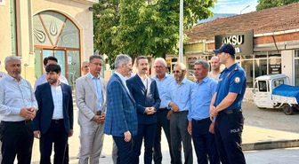 Yenice'de bayramlaşmaya Anayasa Mahkemesi Üyesi İnce katıldı