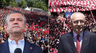 Ankara'da iki ayrı CHP mitingi! Katılım farkı dikkat çekti