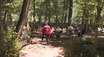 Belgrad Ormanı'nda mangal yakıp piknik yaptılar
