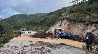 Bilecik'te bir köy adeta sular artında kaldı