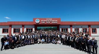 Büyükşehir Belediye Büyükkılıç, Ulaşım AŞ personeliyle bayramlaştı