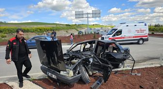 Çorum'da Hamamözü Kaymakamı kullandığı otomobille kaza yaptı, 5 kişi yaralandı