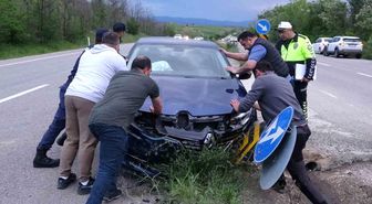 Kastamonu'da üç araç çarpıştı: 5 yaralı