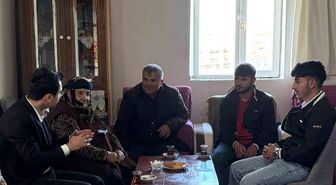 Susuz Kaymakamı Tutal, Şehit Ailesini Bayramda Yalnız Bırakmadı