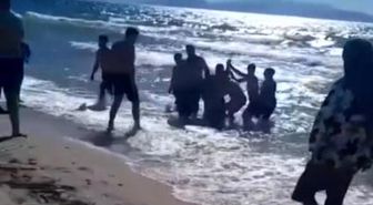 Kuşadası'nda iki kişi boğulma tehlikesi geçirdi